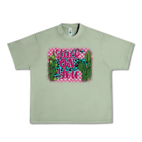 Oil Green stuck on you cactus Urban Heavy Tee - BarkalooDesign