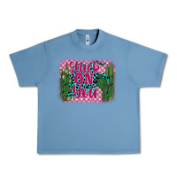Pebble Blue stuck on you cactus Urban Heavy Tee - BarkalooDesign