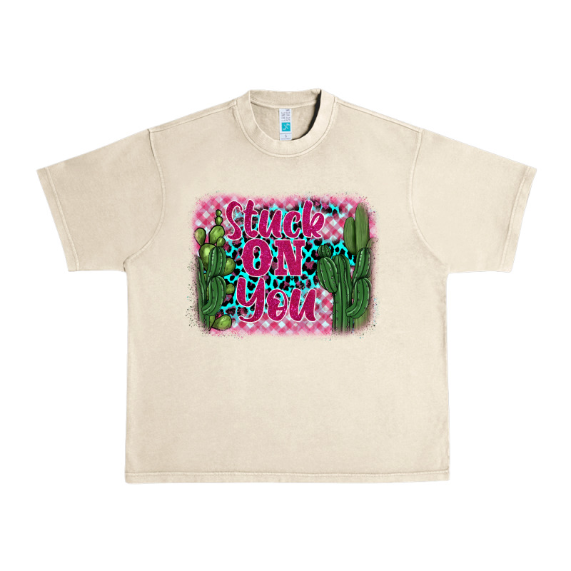 Stuck On You Cactus Urban Heavy Tee by BarkalooDesign | Teevron