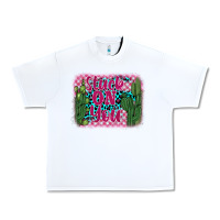 White stuck on you cactus Urban Heavy Tee - BarkalooDesign