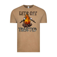 Vintage Coffee lets get toasted Vintage Tee - CowhideDigitalArt