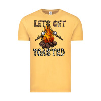 Vintage Mustard lets get toasted Vintage Tee - CowhideDigitalArt