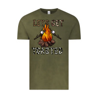 Vintage Olive lets get toasted Vintage Tee - CowhideDigitalArt
