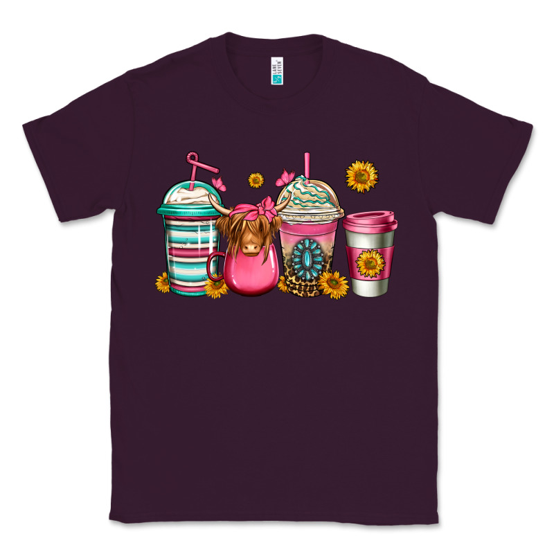 Longhaired Cow Coffee Cups Classic Tee by Jasminsmagicworld | Teevron