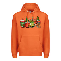 Carrot christmas gnomes coffee Premium Hoodie - Jasminsmagicworld