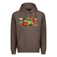 Coffee christmas gnomes coffee Premium Hoodie - Jasminsmagicworld