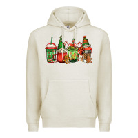 Oatmeal Heather christmas gnomes coffee Premium Hoodie - Jasminsmagicworld