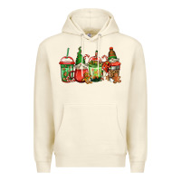 Sandshell christmas gnomes coffee Premium Hoodie - Jasminsmagicworld