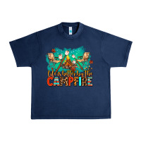Navy life is better by the campfire Urban Heavy Tee - AdoDesignShop
