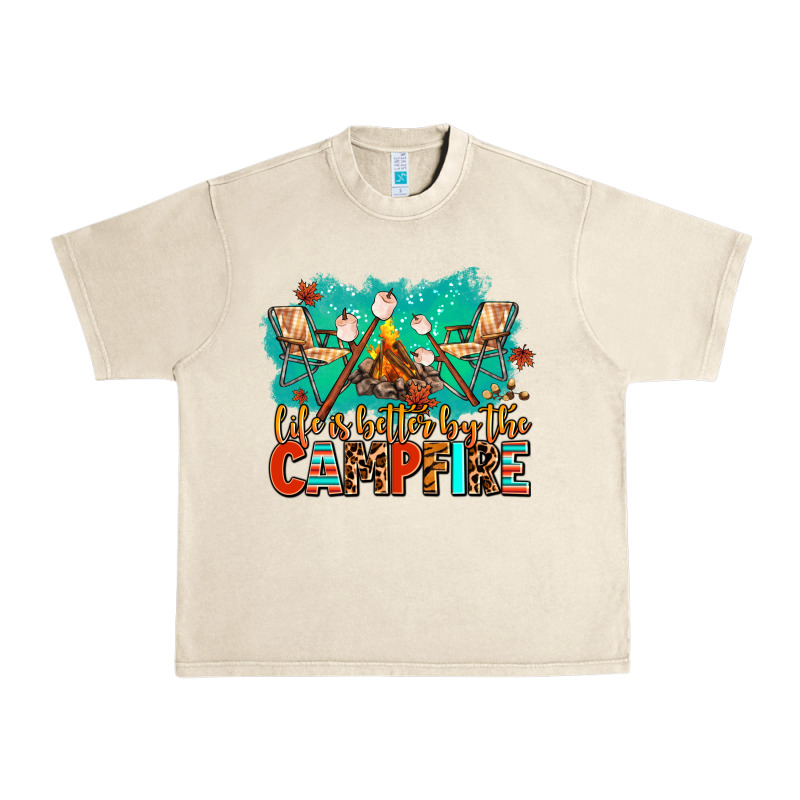 Life Is Better By The Campfire Urban Heavy Tee by AdoDesignShop | Teevron