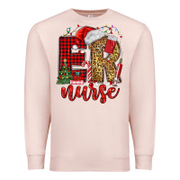 Pale Pink er nurse christmas Premium Sweatshirt - MaliasSmallBusiness