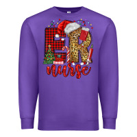 Purple er nurse christmas Premium Sweatshirt - MaliasSmallBusiness