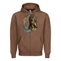 Chestnut western tennessee horse Zipper Hoodie - LillyAllenDesigns