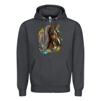 Smoke western tennessee horse Zipper Hoodie - LillyAllenDesigns