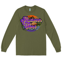 Army Green autumn vibes Long Sleeve Tee - JahusDesignShop