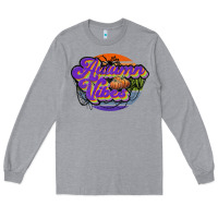 Heather Grey autumn vibes Long Sleeve Tee - JahusDesignShop