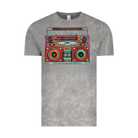Cloud Rock Boombox Vintage Tee - FaDigitalArtStudio
