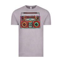 Vintage Zinc Boombox Vintage Tee - FaDigitalArtStudio