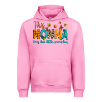 Fuchsia Pink This nonna loves her little pumpkins Urban Hoodie - texasbilliewilder