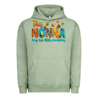 Pigment Oil Green This nonna loves her little pumpkins Urban Hoodie - texasbilliewilder