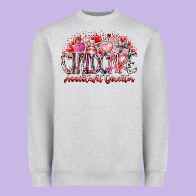 Childcare Assistant Director Heavyweight Sweatshirt Designed By Racoondesign