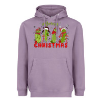 Lavender Pickle Merry Christmas Heavyweight Hoodie - MaliasSmallBusiness
