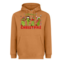 Meerkat Pickle Merry Christmas Heavyweight Hoodie - MaliasSmallBusiness