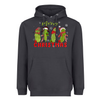 Smoke Pickle Merry Christmas Heavyweight Hoodie - MaliasSmallBusiness