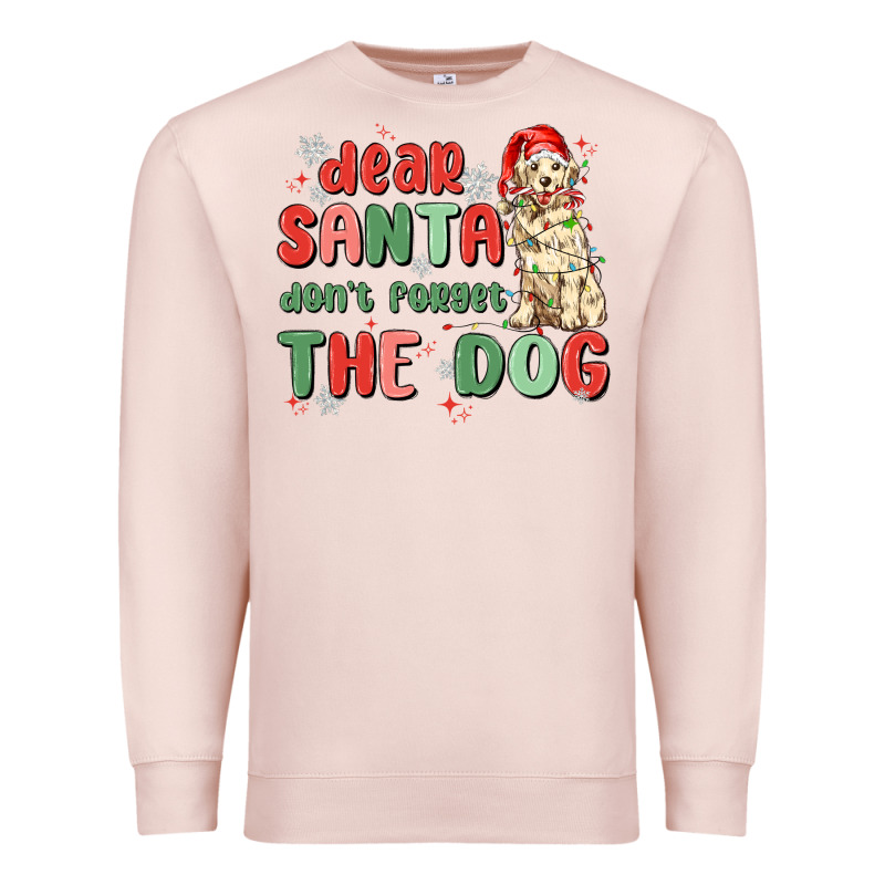 Dear Santa Dont Forget The Dog Premium Sweatshirt by MaliasSmallBusiness | Teevron
