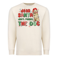 Sandshell dear santa dont forget the dog Premium Sweatshirt - MaliasSmallBusiness