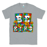 Heather Grey bee kind autism Classic Tee - AdoDesignShop
