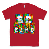 Red bee kind autism Classic Tee - AdoDesignShop