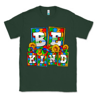 Sports Green bee kind autism Classic Tee - AdoDesignShop