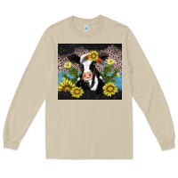 Mushroom cow cactus and sunflower Long Sleeve Tee - AdoDesignShop