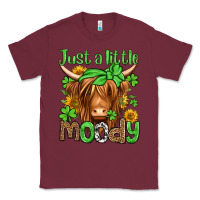 Burgundy just a little moody st patricks day Classic Tee - Jasminsmagicworld