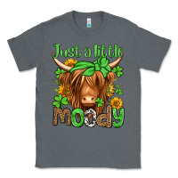 Charcoal Heather just a little moody st patricks day Classic Tee - Jasminsmagicworld