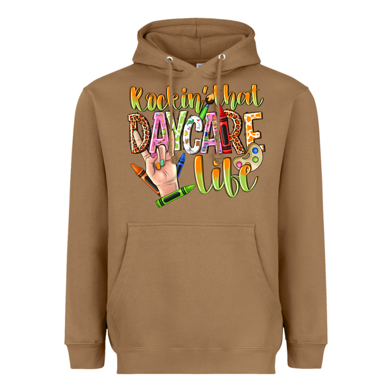Rockin That Daycare Life Heavyweight Hoodie by NancyCooperArtShop | Teevron