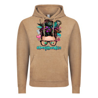 Vintage Coffee small business messy bun Vintage Hoodie - Zillion Design Studio
