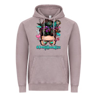 Vintage Zinc small business messy bun Vintage Hoodie - Zillion Design Studio