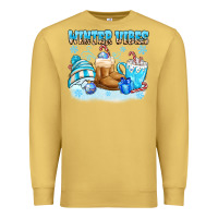 Antique Gold winter vibes Premium Sweatshirt - MaliasSmallBusiness