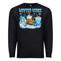 Black winter vibes Premium Sweatshirt - MaliasSmallBusiness
