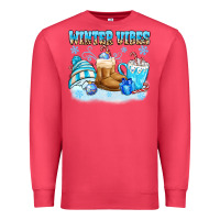 Cardinal winter vibes Premium Sweatshirt - MaliasSmallBusiness