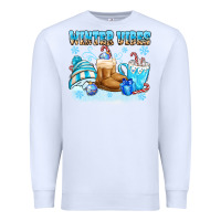White winter vibes Premium Sweatshirt - MaliasSmallBusiness