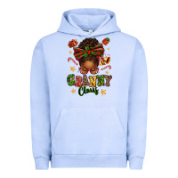 Pigment Grape Ice granny claus afro messy bun Urban Hoodie - texasbilliewilder