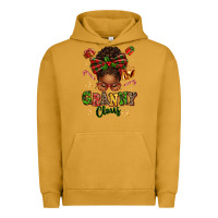 Pigment Peanut Butter granny claus afro messy bun Urban Hoodie - texasbilliewilder
