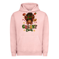 Pigment Salmon granny claus afro messy bun Urban Hoodie - texasbilliewilder