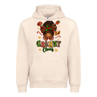 Sandshell granny claus afro messy bun Urban Hoodie - texasbilliewilder