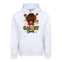 White granny claus afro messy bun Urban Hoodie - texasbilliewilder