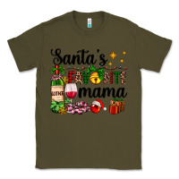 Army Green santa's favorite mama Classic Tee - AdoDesignShop