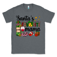 Charcoal Heather santa's favorite mama Classic Tee - AdoDesignShop